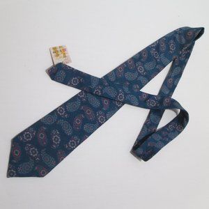 Vintage Arius Neck Tie Mens 52x3 100% Silk Woven Italy USA NWT